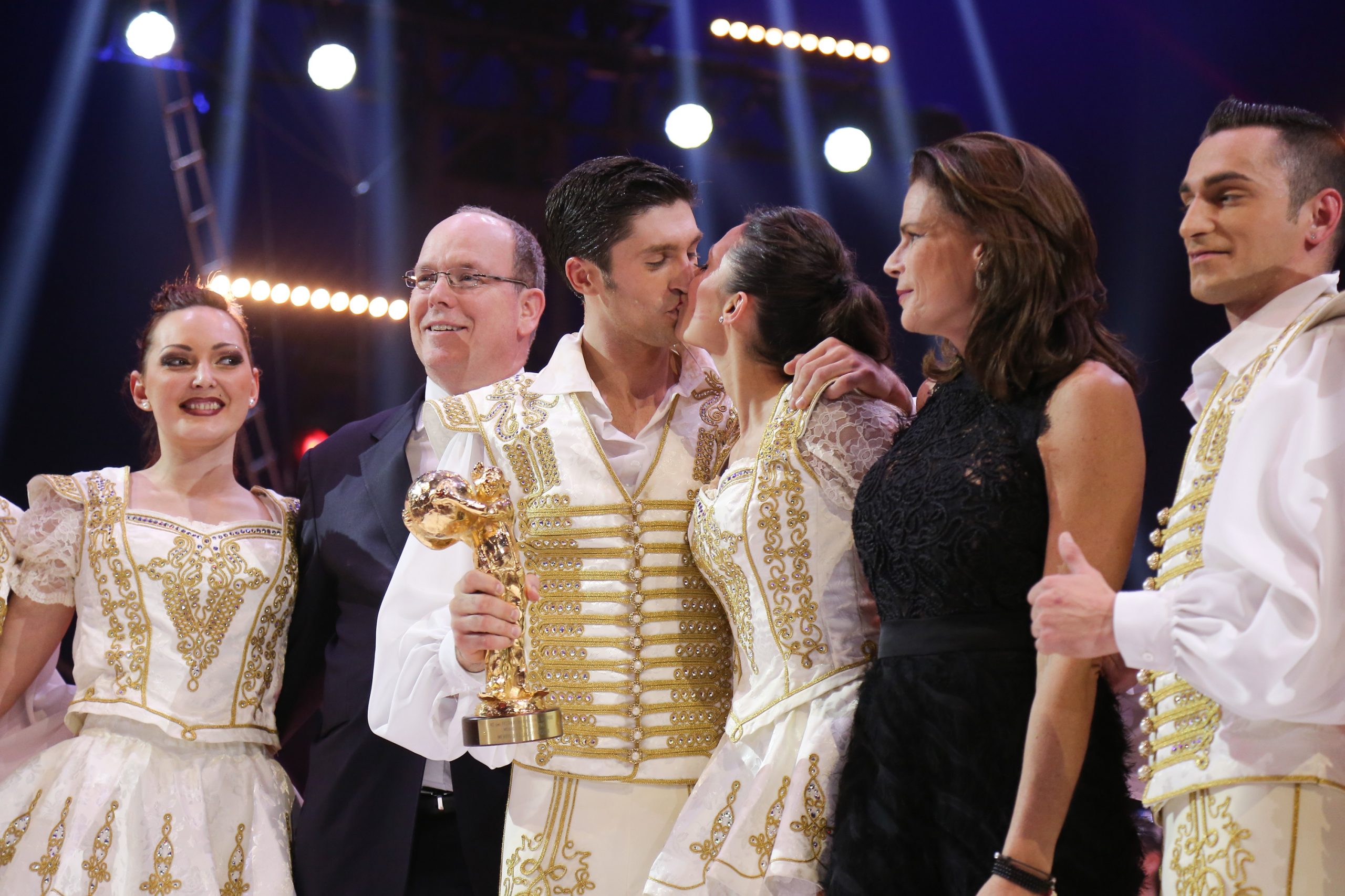 a Monte-carloi Nemzetkzi Cirkuszfesztivlon aratott gyzelem kihirdetsekor